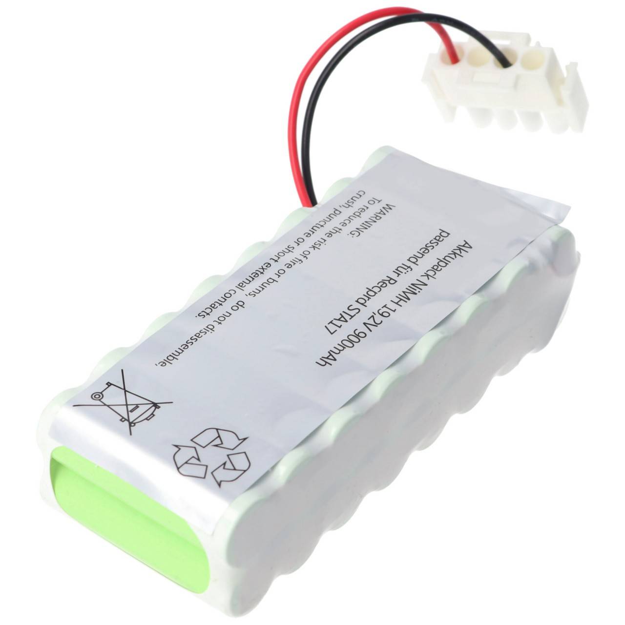Batterie pour contrôle de porte Batterie NiCD 19,2 Volt 900mAh avec prise-1
