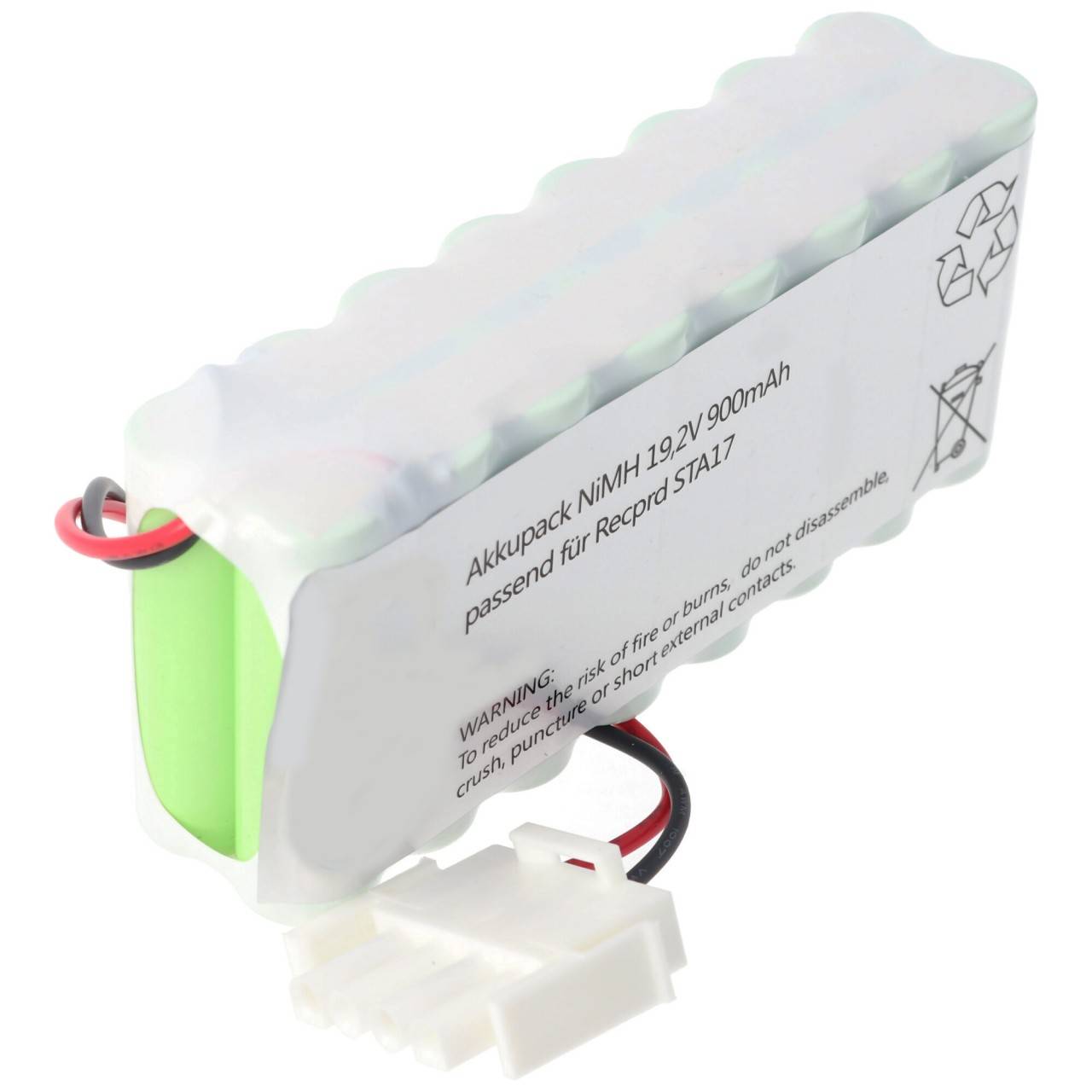 Batterie pour contrôle de porte Batterie NiCD 19,2 Volt 900mAh avec prise-2