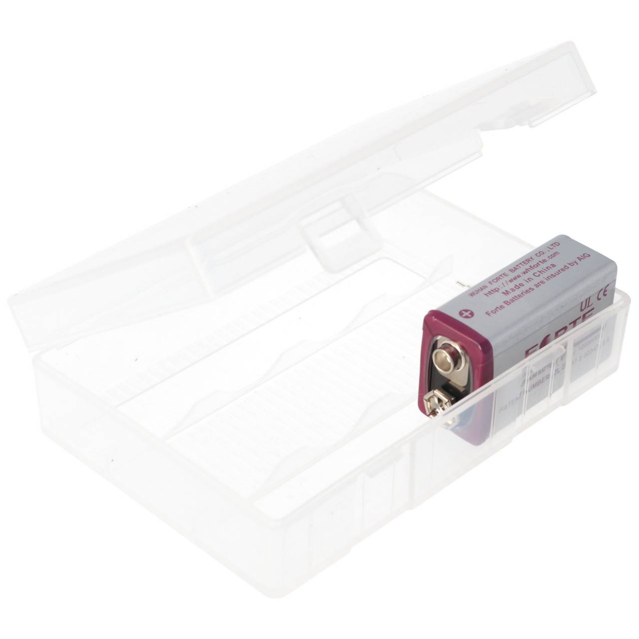 Boîte de rangement pour batterie rechargeable Soshine pour 4x 26650 transparent-4