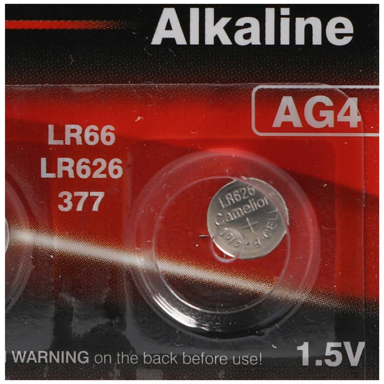 Marques Pile bouton AG 4 La batterie correspond à la pile V 377 et aux piles LR626, 1,5 V typiquement 18 mAh-1