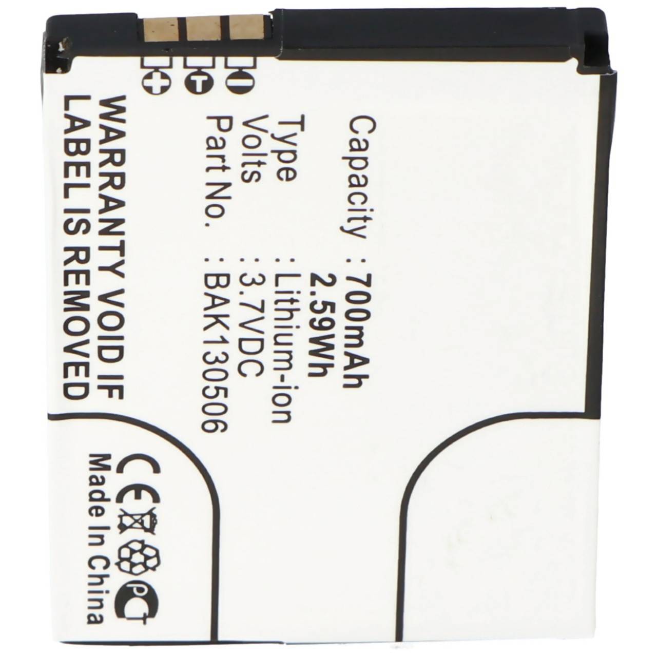 AVM Fritz Fon M2 réplique de la batterie 700mAh approprié pour Fritz! Batterie Fon M2 FRITZ! FON C4, BAK130506,...