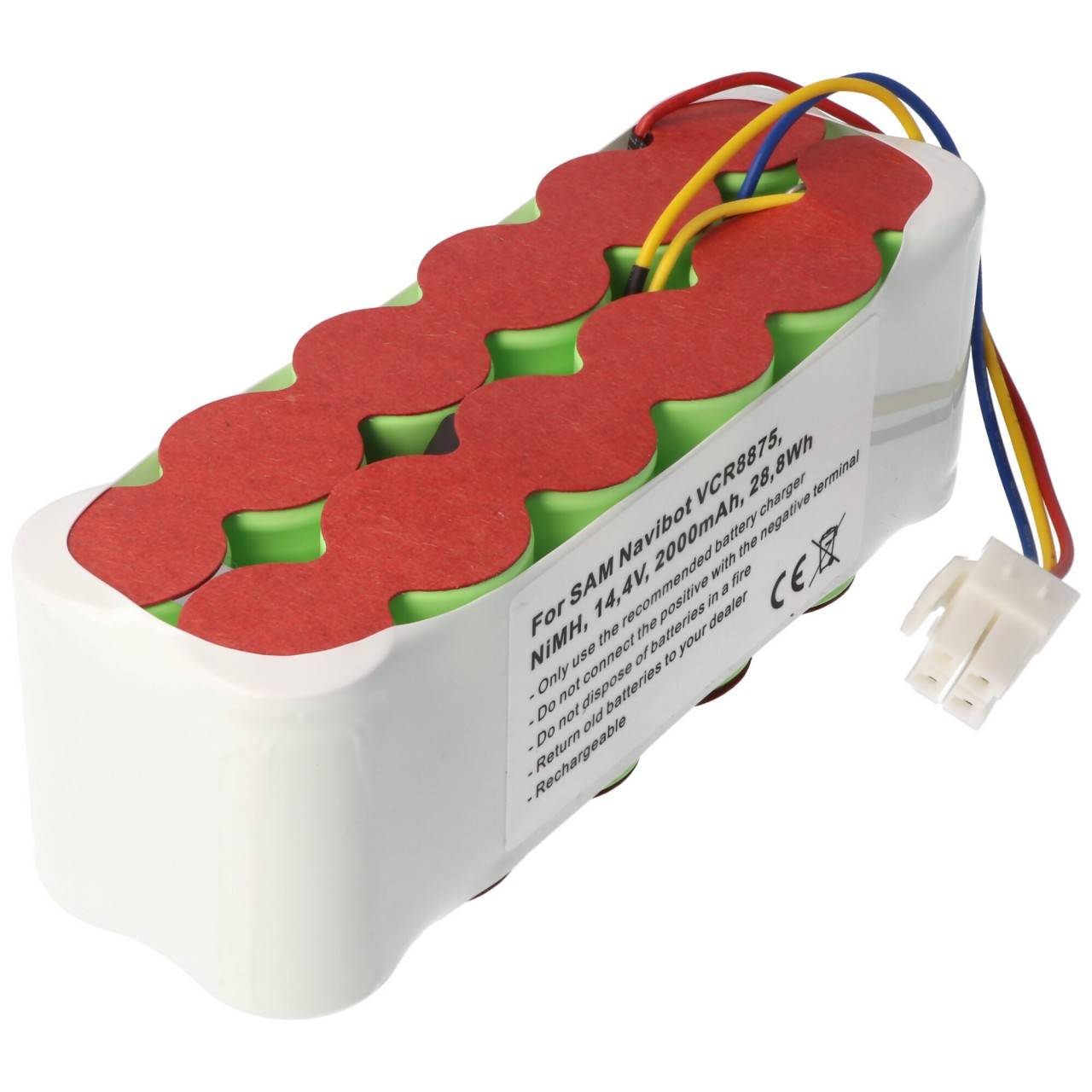 Batterie de remplacement DJ96-00136B pour Samsung VCR8875 - 2000mAh-2