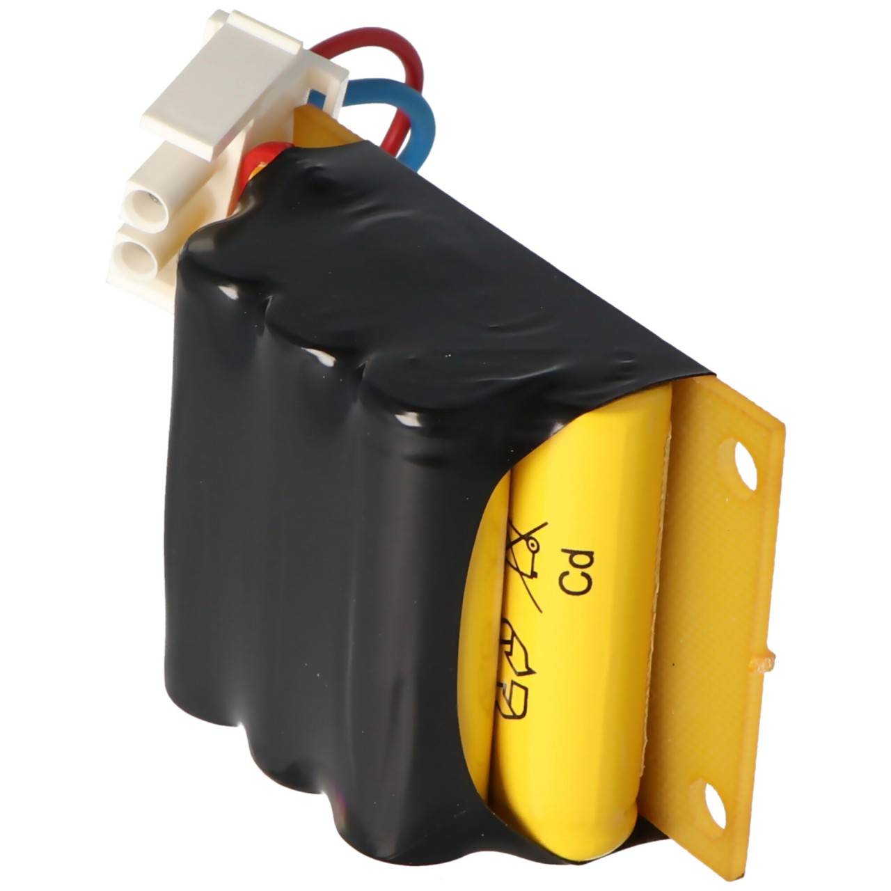 Batterie adaptéee au contrôle de porte Record, NiCd 8.4V 900mAh avec câble et prise-0