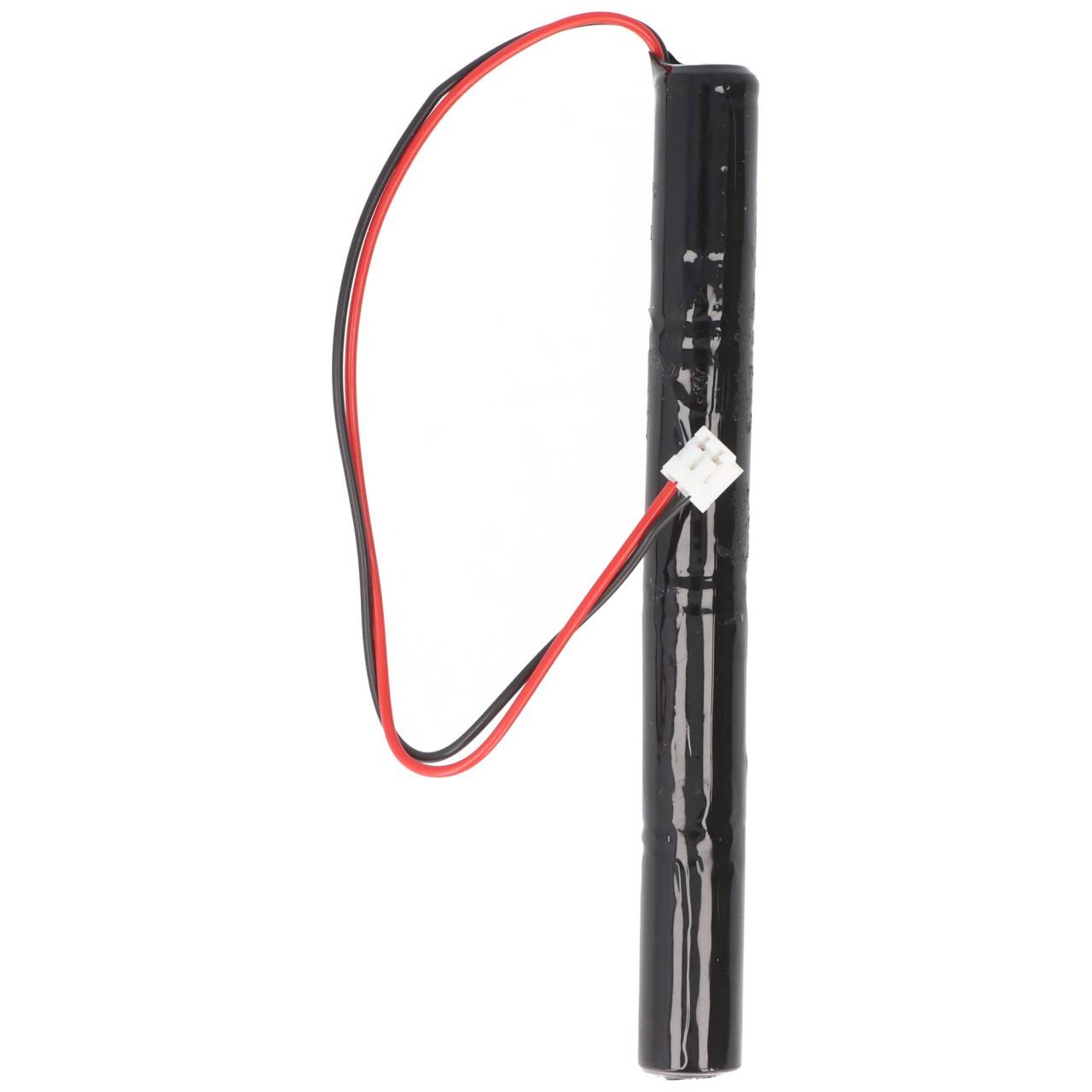 Batterie d'éclairage de secours NiMH 4.8V 500mAh L1x4 Lady avec câble 100mm et prise remplace Elubat 275609, 275 609-0