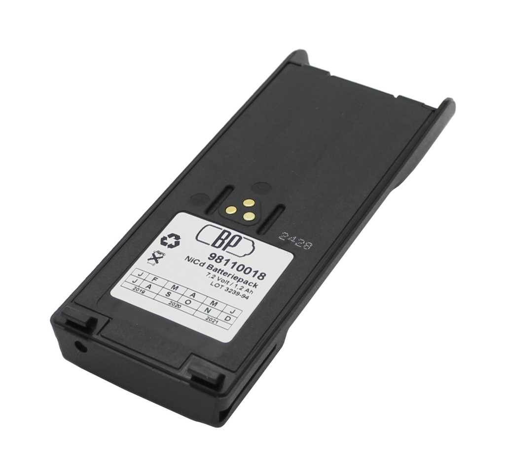 Batterie sans fil NiCd 7.2V 1200mAh remplace Motorola FuG11b-0