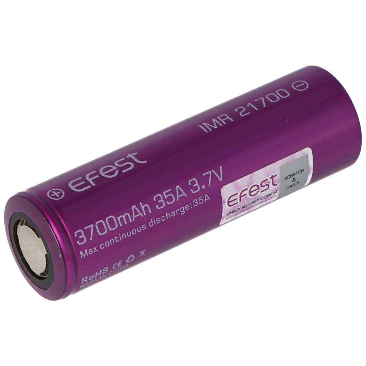 Efest IMR21700 - Batterie Li-ion 3700mAh, 3,6V - 3,7V min. 3630mAh puissance de sortie maximale de 30A (3700mAh)...-3