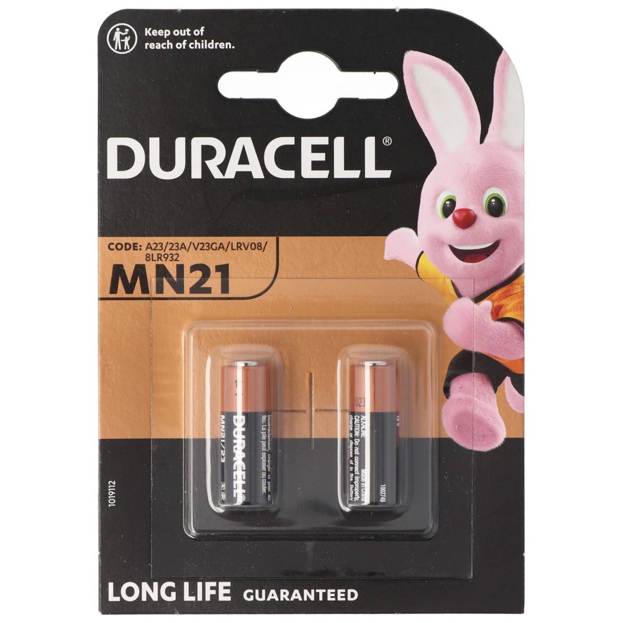 Batterie Duracell MN21 12V, Varta V23GA, GP23A, K23A, LRV08, E23A-0