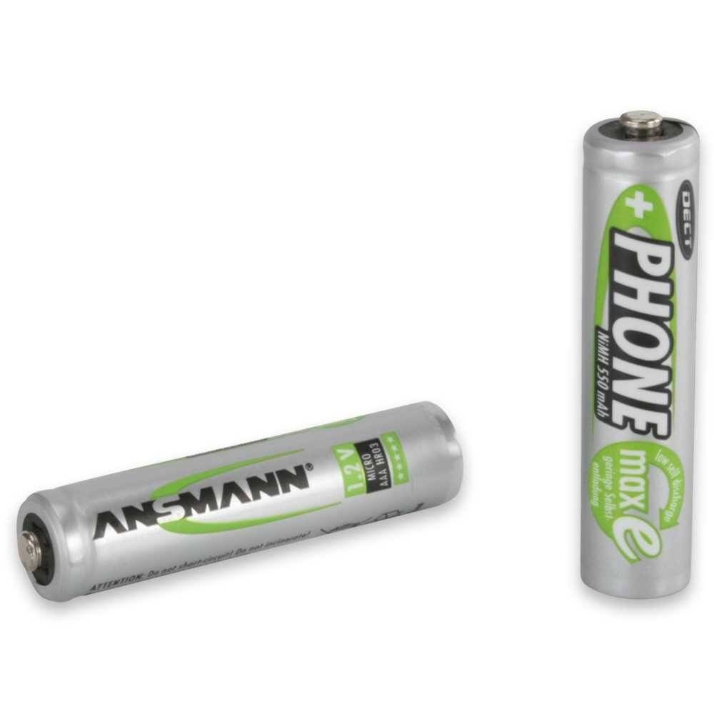 Batterie Ansmann DECT NiMH micro 550mAh blister de 2-1