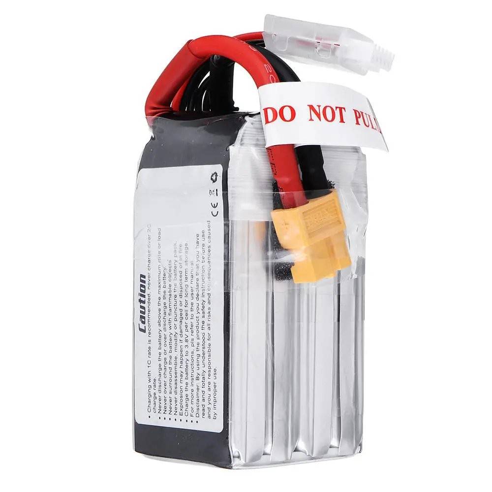 Batterie Li-polymère - 1550mAh (14.8V) 100C 4S XT60 prise pour modélisme, drones, multicoptères, quadricoptère tel...-3