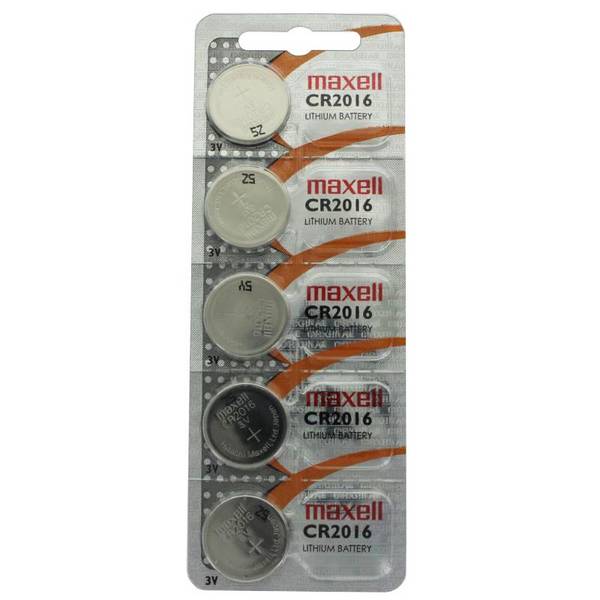Pile bouton au lithium CR2016 IEC CR2016 dans un paquet de 5