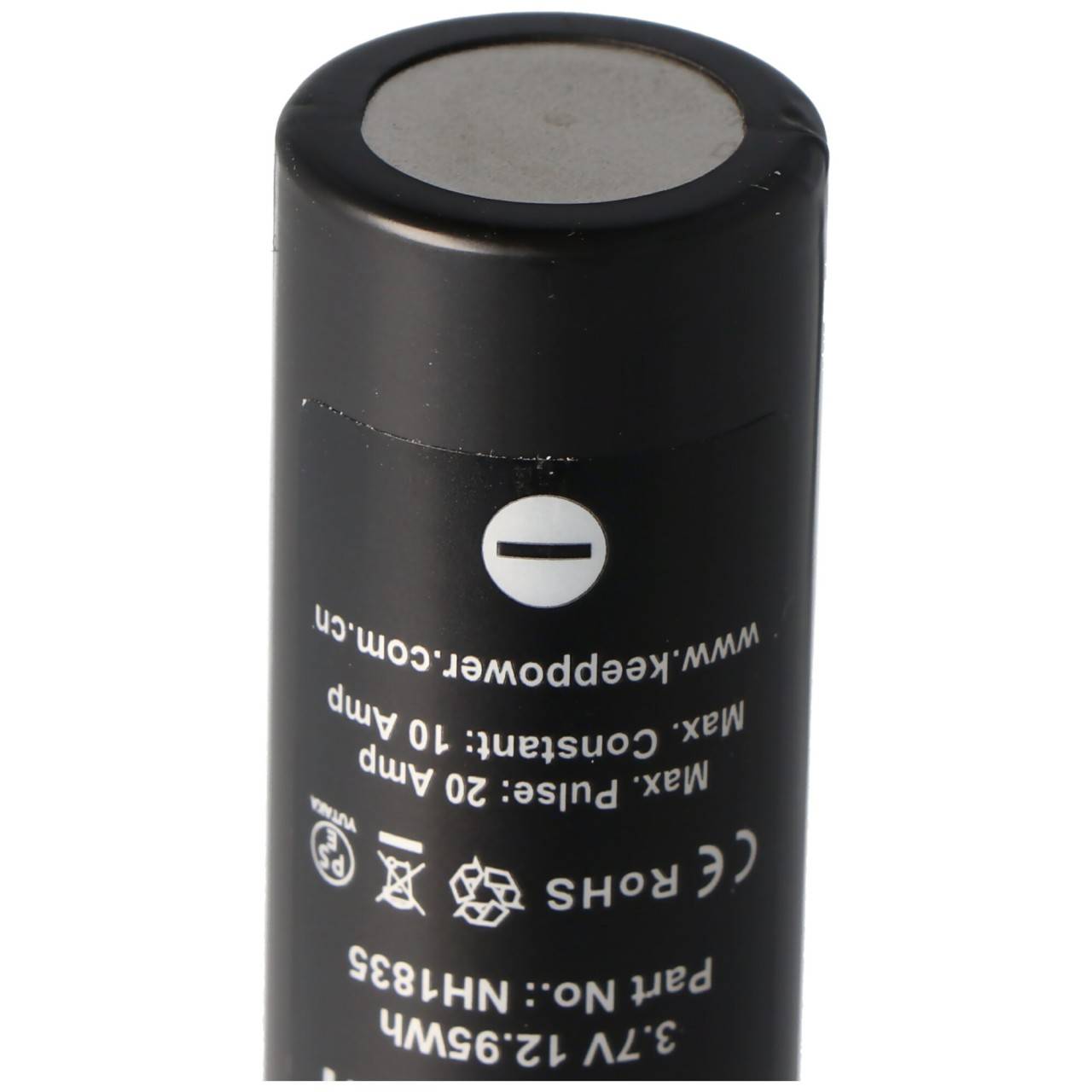 Keeppower IMR18650 - 3500mAh, 3,6V - 3,7V Batterie Li-Ion (Capot Plat)-2