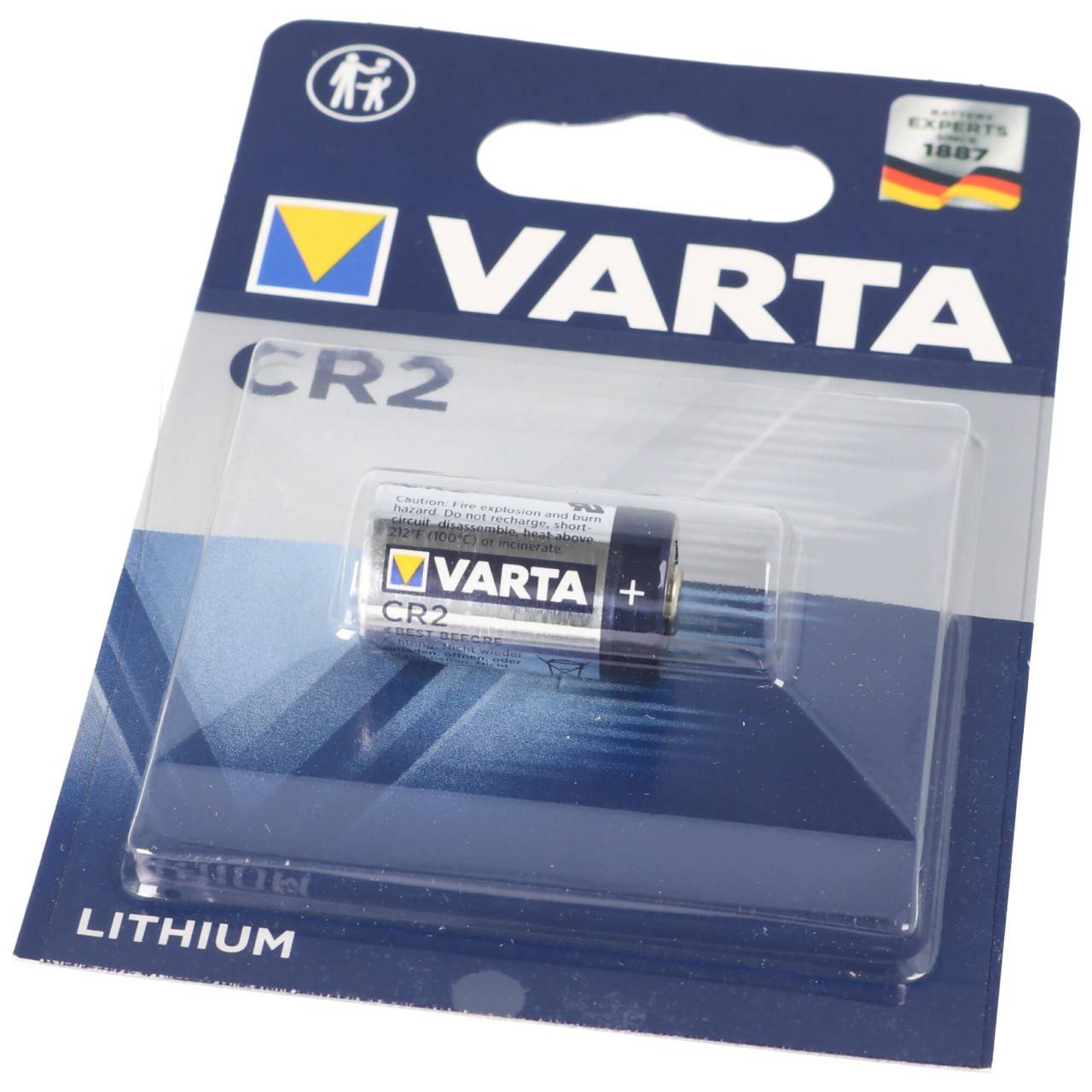 Varta Photo Battery Professional CR2 Lithium pour serrures de porte à cylindre de verrouillage électronique-0