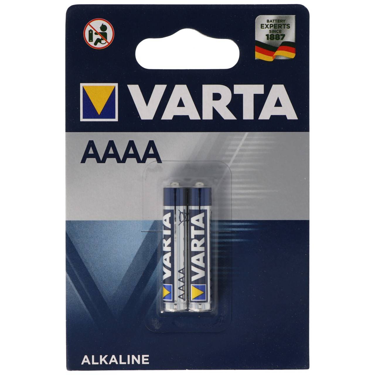 Varta 4061 Electronics AAAA Batterie 88422, numéro de fabricant: 04061101402, environ 41,5x8,3 mm-0