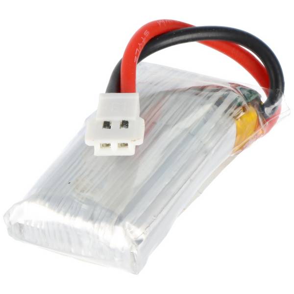 Batterie pour drone multicoptère quadricoptère tel que Carrera 370410144 380mAh (3.7V) Li-Ion