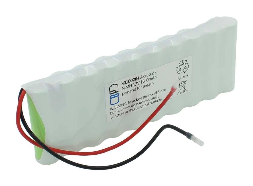 Batterie pour commande de porte NiMH 12V 1600mAh pour Besam-0