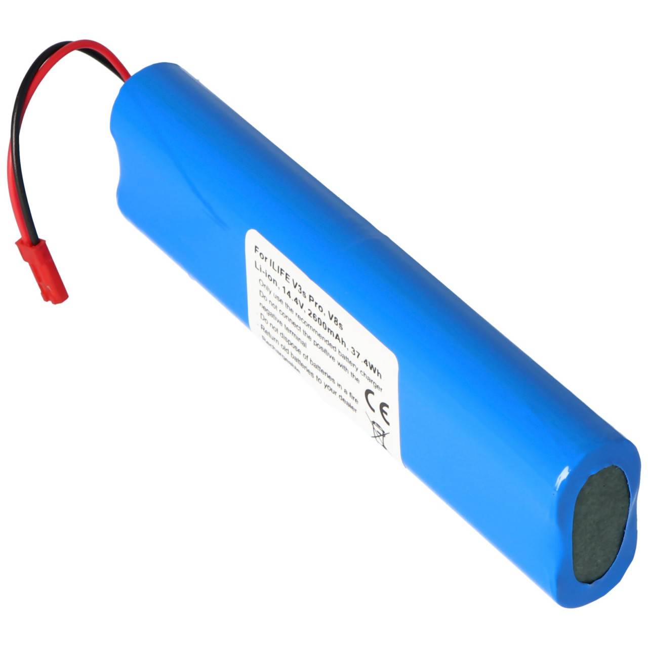 Batterie pour ILIFE V3s Pro, V8, Li-ion, 14.4V, 2600mAh, 37.4Wh-3
