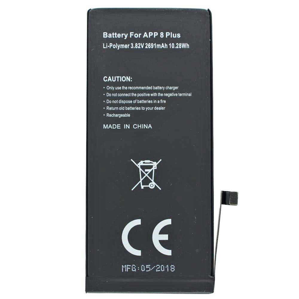 Batterie pour Apple iPhone 8 Plus, iPhone 8+, 616-00367, 3.8 Volt 2690mAh-2