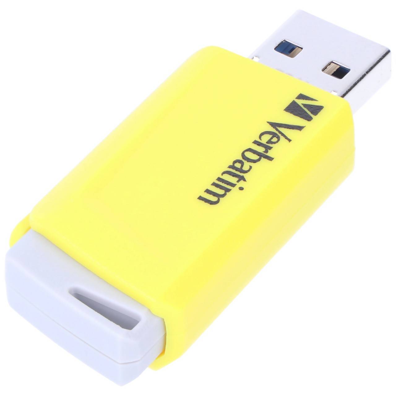 Pack de 3 clés USB 3.0 Verbatim Store 'n' Click rétractables rouge / bleu / jaune 16 Go-2