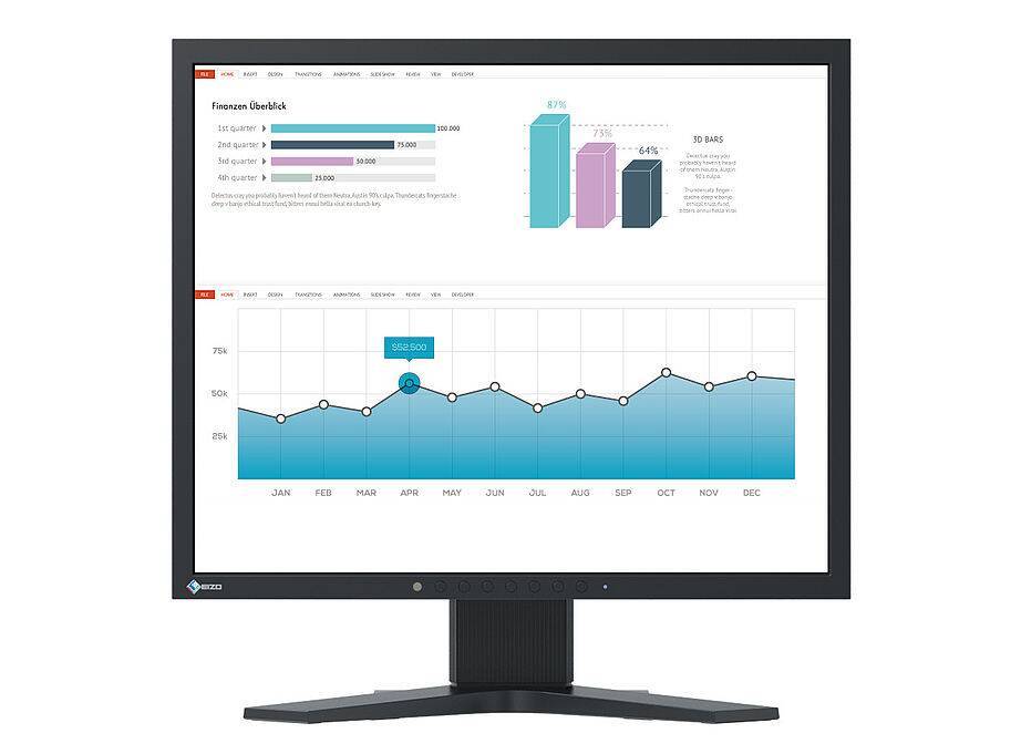 EIZO FlexScan S1934H-BK, 48,3 cm (19"), 1280 x 1024 pixels, SXGA, LED, 14 ms, Noir-5