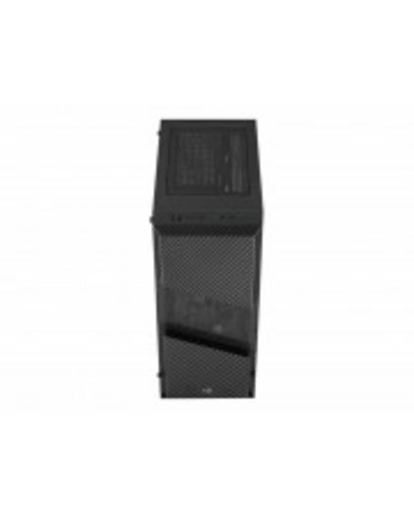 Aerocool Menace Saturn FRGB, Midi Tower, PC, Noir, ATX, micro ATX, Mini-ITX, Synthétique ABS, SPCC, Acier, 15,7 cm