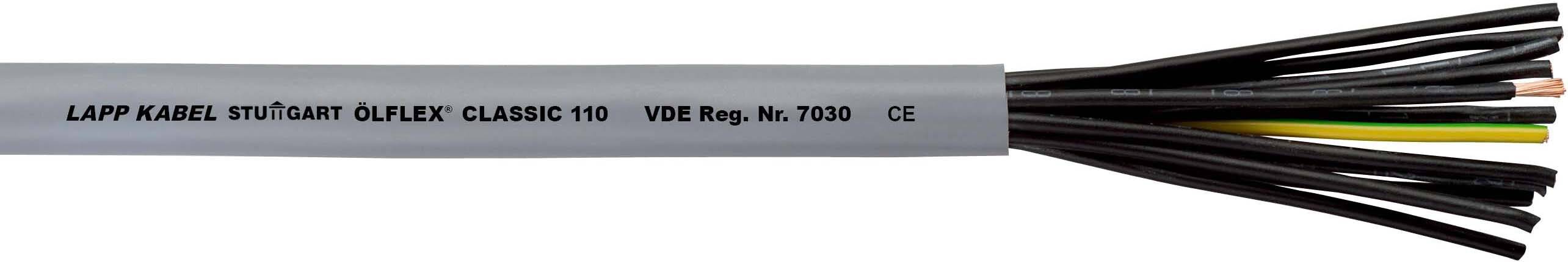 Câble de commande LAPP ÖLFLEX CLASSIC 110 2X0,75 - 1119802/100-0