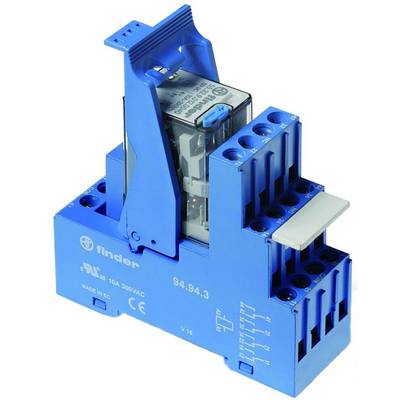 Finder 59.34.9.024.5050 Module relais Tension nominale: 24 V/DC Courant de commutation (max.): 7 A 4 inverseurs (RT) 1 p-2
