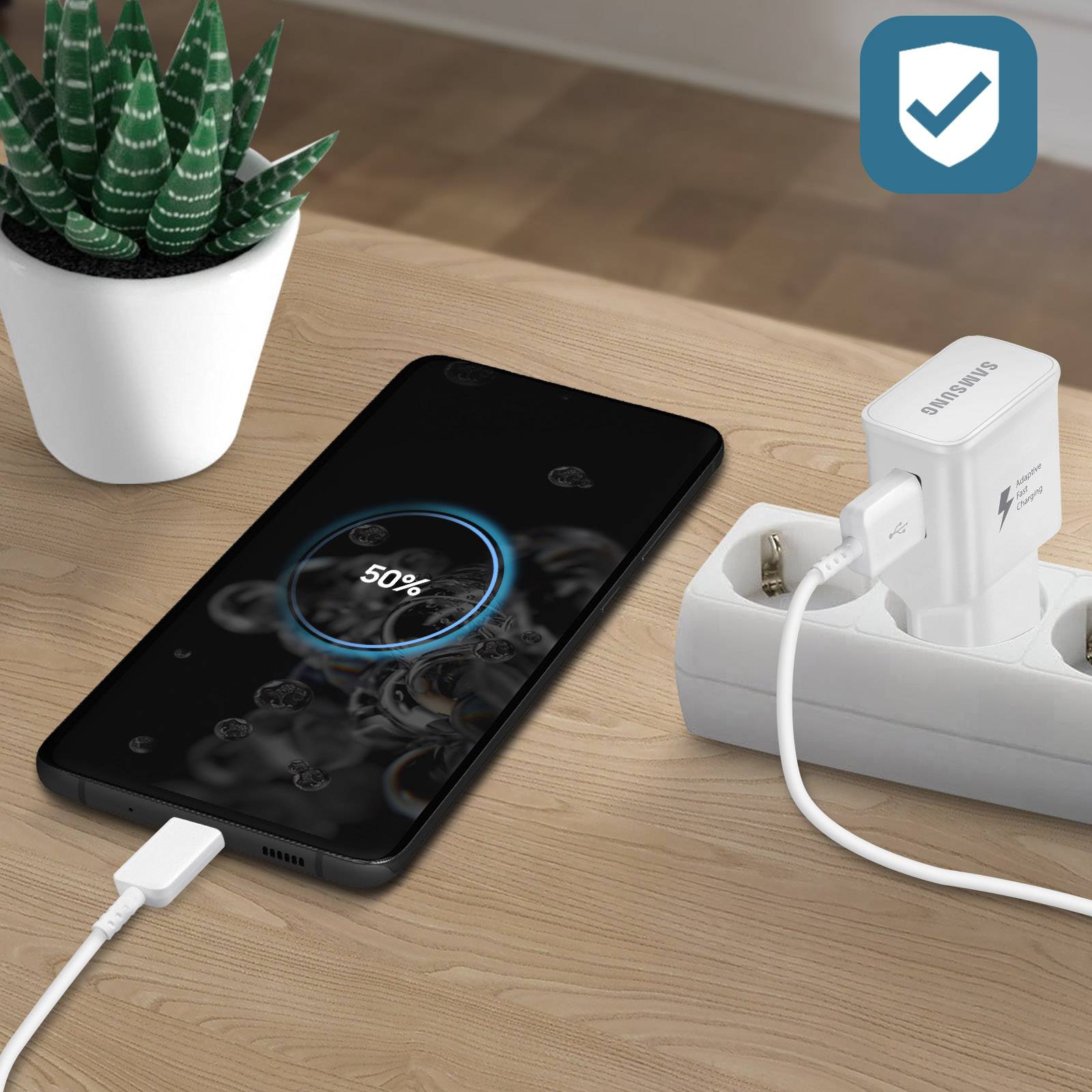 Chargeur Secteur USB 15W Fast Charge Charge Rapide-2