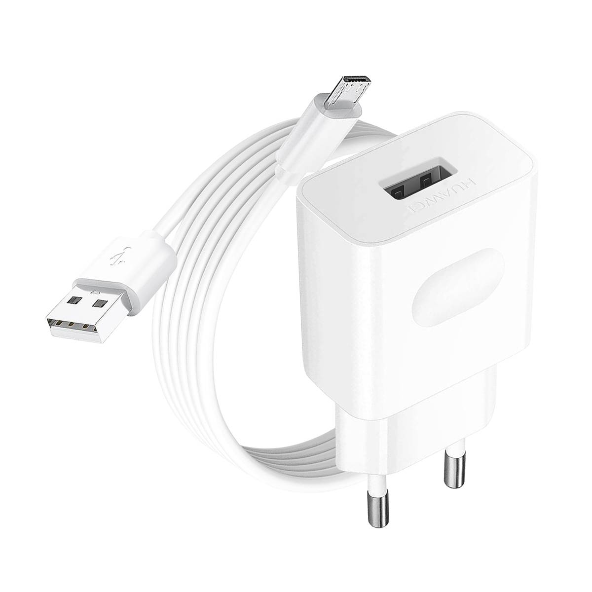Chargeur Secteur USB 1A avec Câble USB-A vers Micro-USB 1m-0