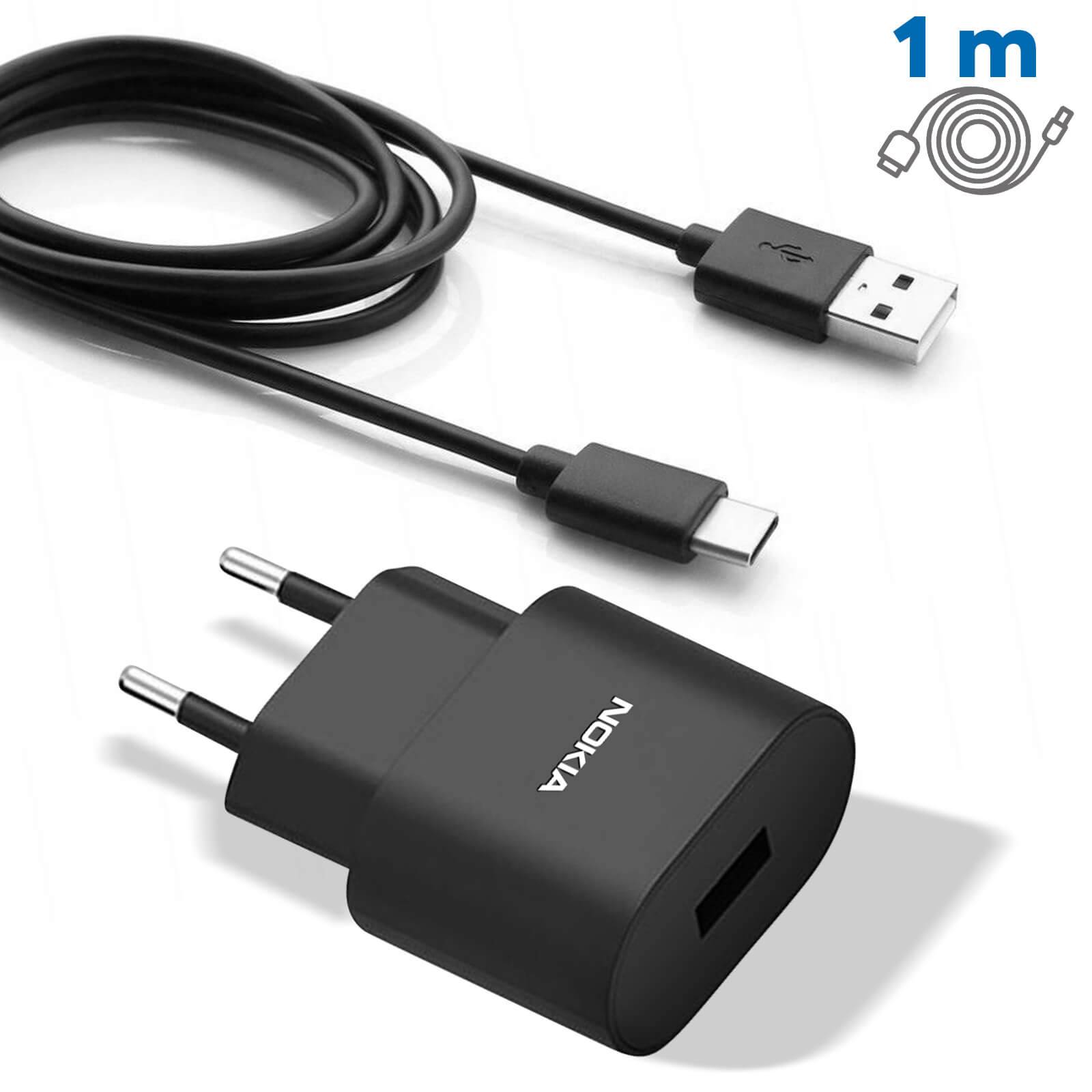 Chargeur Secteur 18W avec câble USB-C de 1m-2