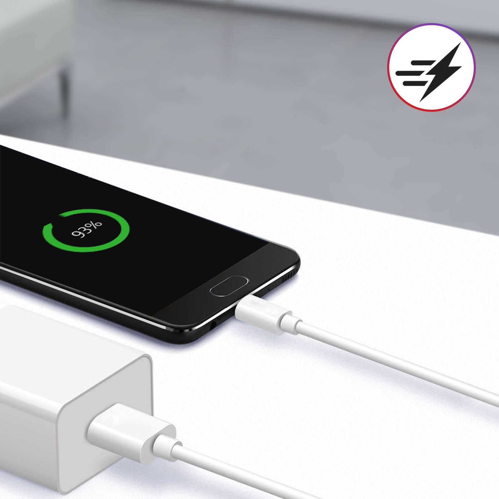 Chargeur Secteur USB 4A SuperCharge 40W 1m-3