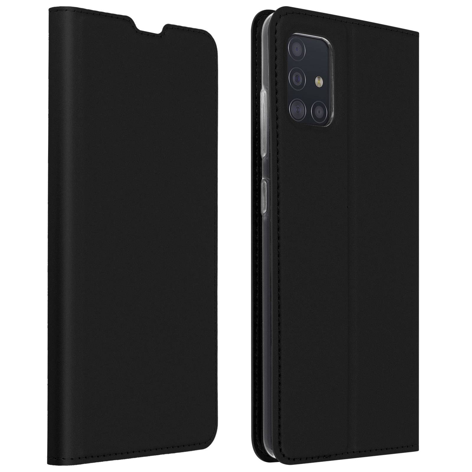 Housse pour Samsung Galaxy A51 Étui Folio Porte-carte Support Vidéo-0