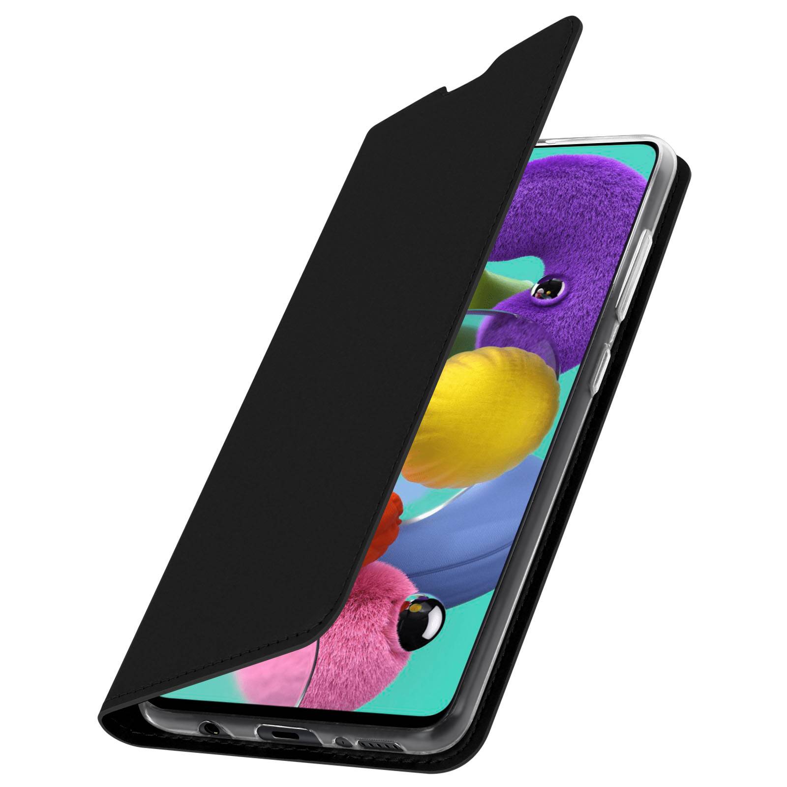 Housse pour Samsung Galaxy A51 Étui Folio Porte-carte Support Vidéo-1