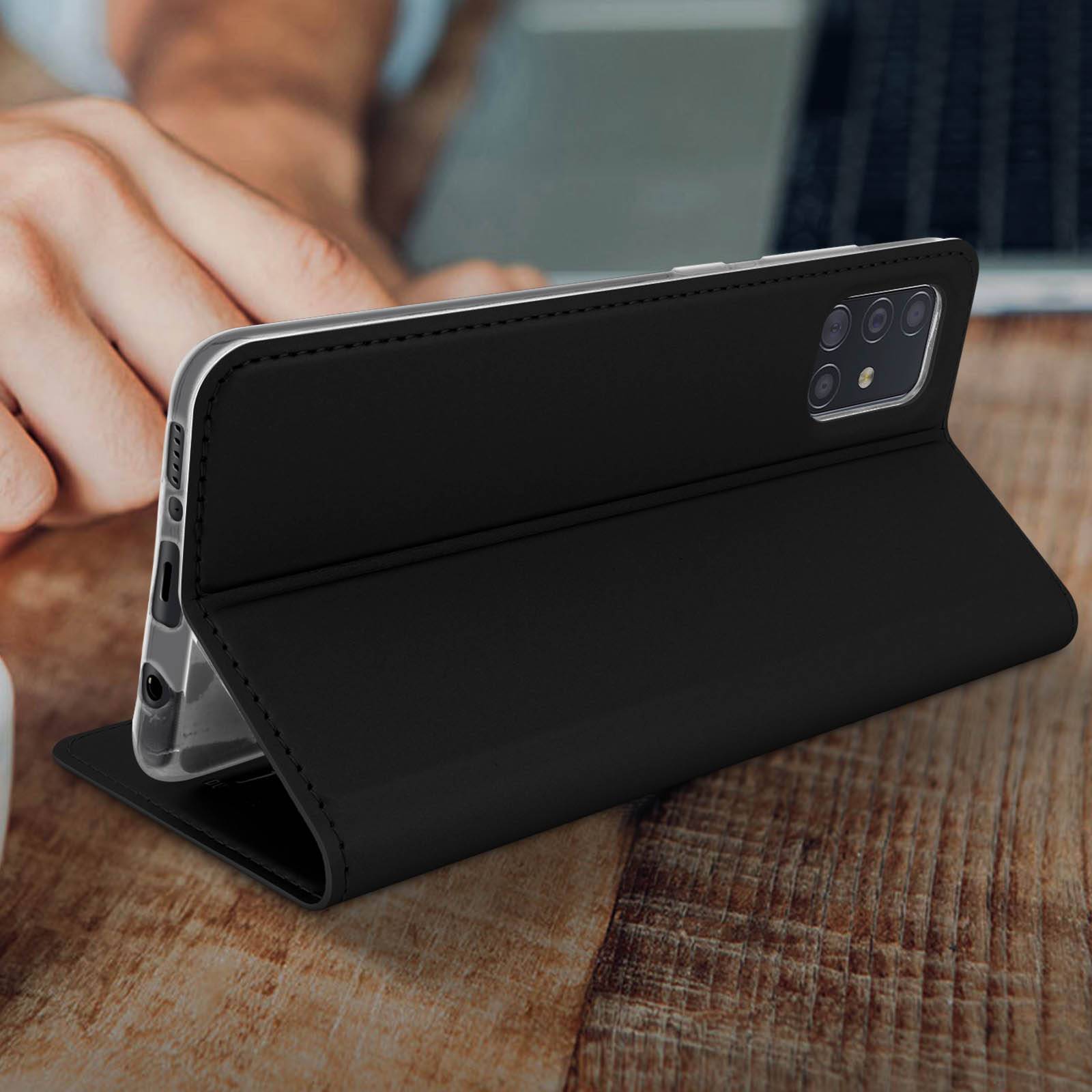 Housse pour Samsung Galaxy A51 Étui Folio Porte-carte Support Vidéo-4