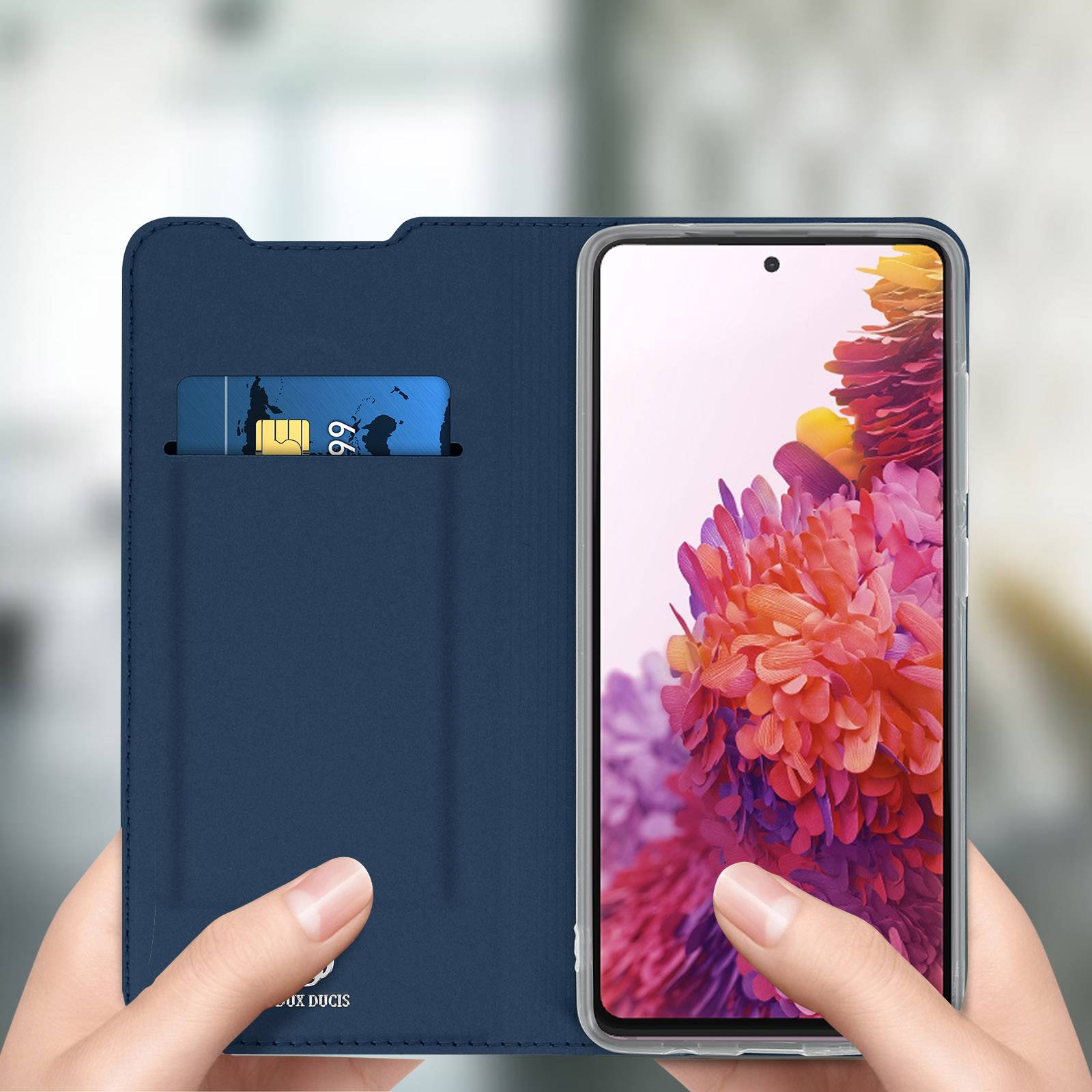 Étui pour Samsung S20 FE Support + Porte-carte Effet Satiné-3