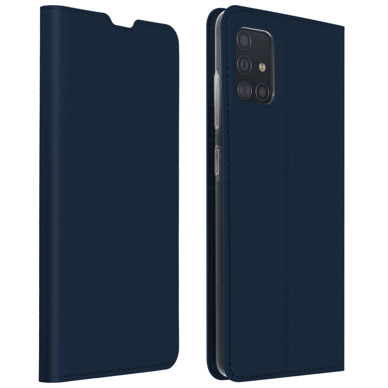 Housse pour Samsung Galaxy A51 Étui Folio Porte-carte Support Vidéo-0