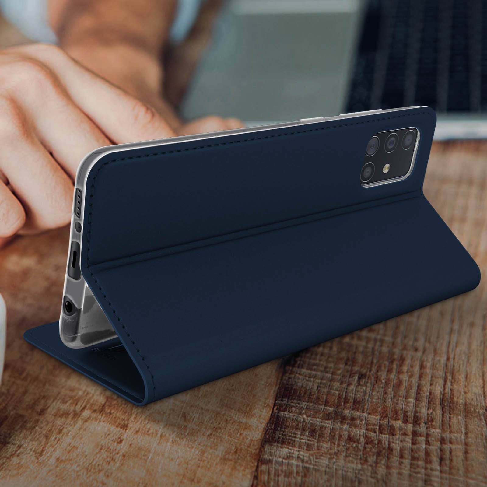 Housse pour Samsung Galaxy A51 Étui Folio Porte-carte Support Vidéo-4