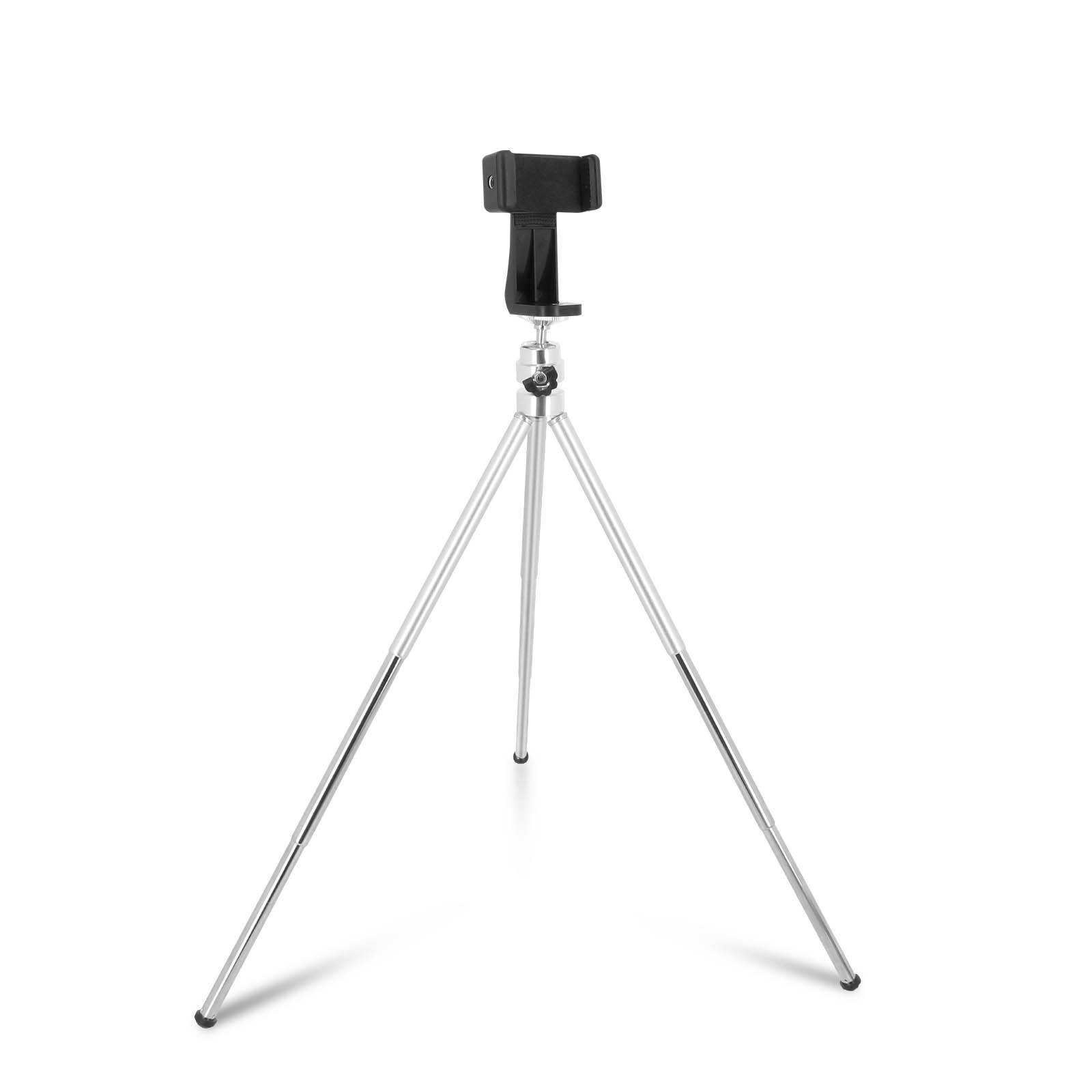 Trépied Bureau Smartphone Rotatif à 360° Pieds Extensibles-0