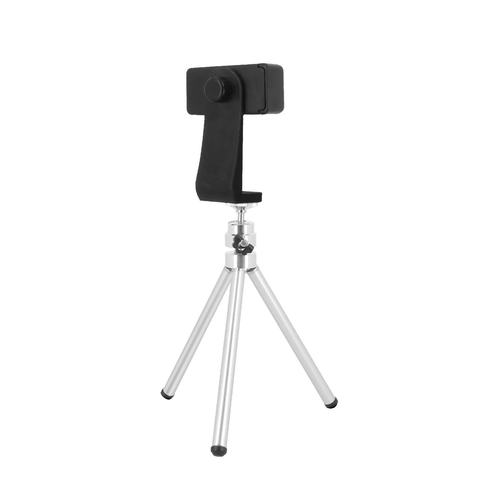 Trépied Bureau Smartphone Rotatif à 360° Pieds Extensibles-1