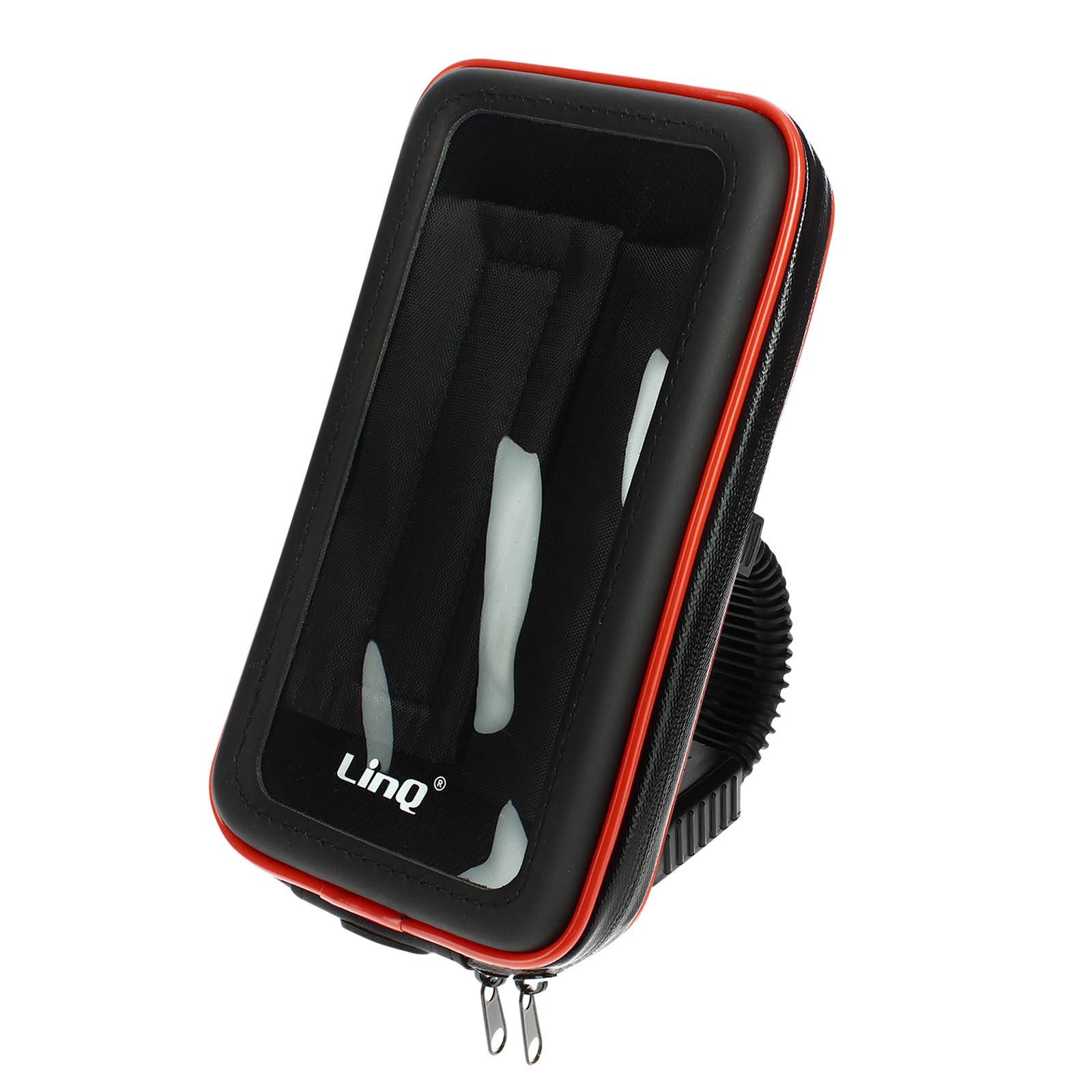 Support Moto /Scooter + Housse étanche Universelle Smartphone 6.3" max-0