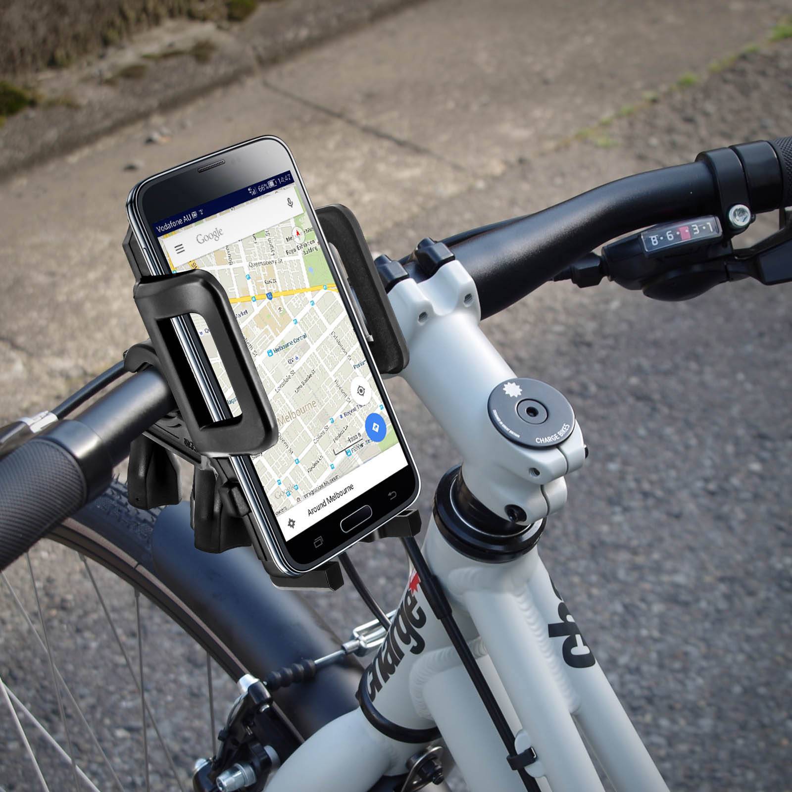 Support Vélo Universel Fixation Guidon Pinces ajustables Rotatif 360°-3