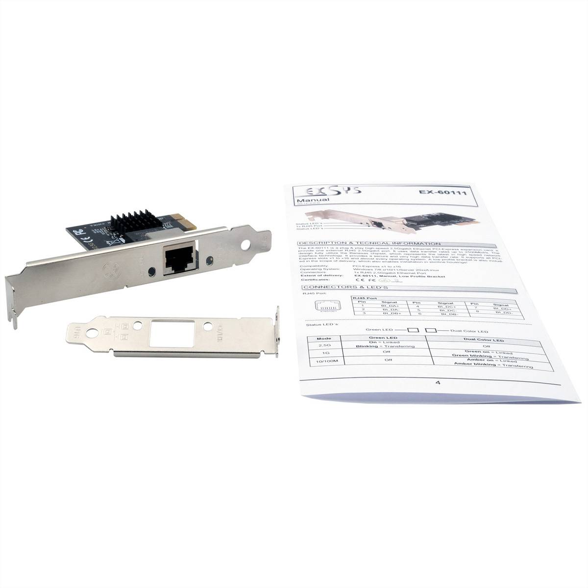 Exsys EX-60111 Carte PCI-4