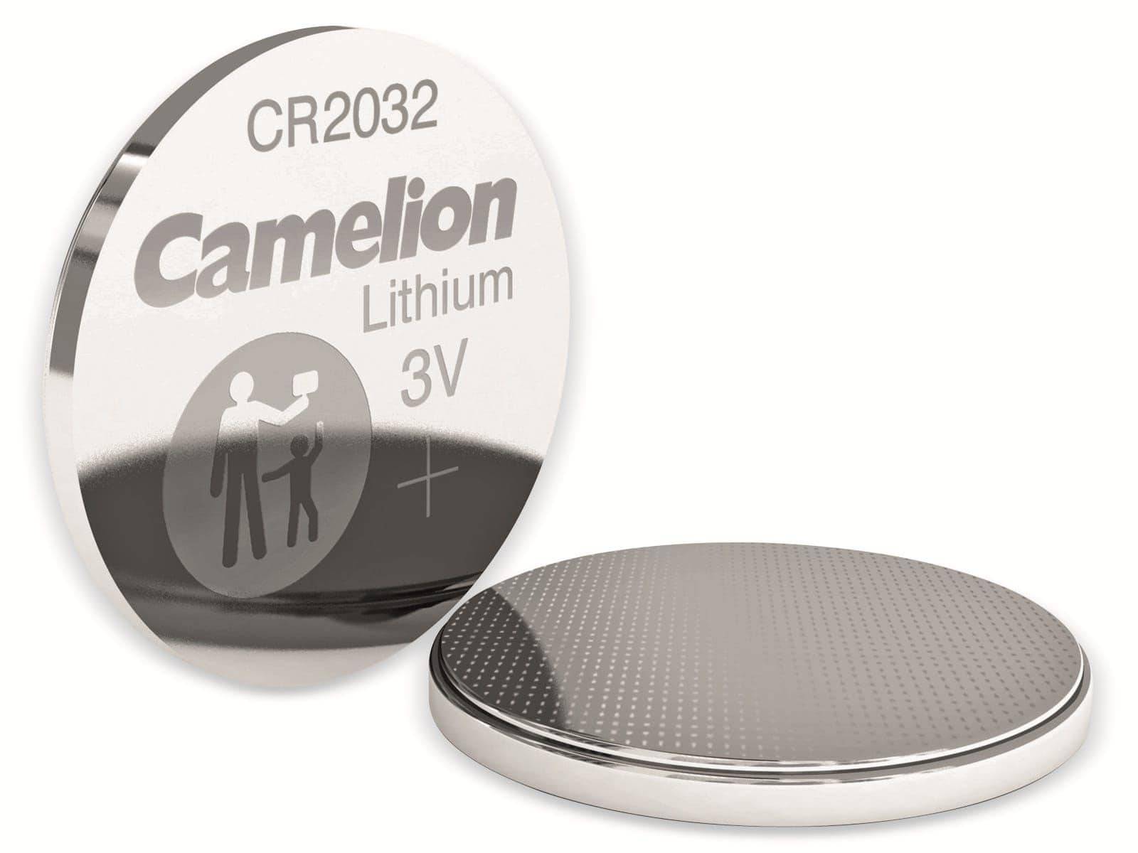 Pile bouton CR 2032 lithium Camelion 220 mAh 3 V 5 pc(s)-1