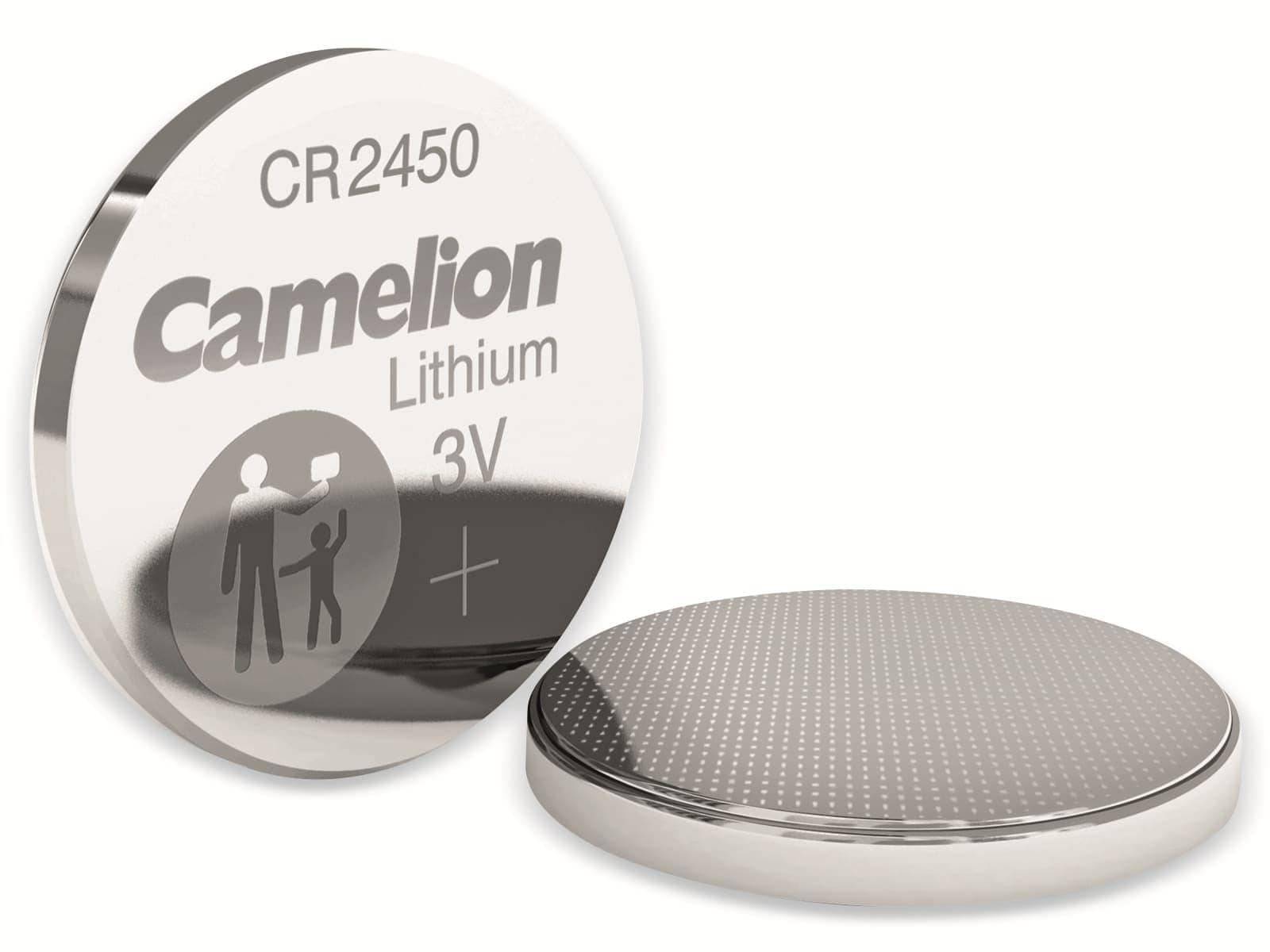 Pile bouton CR 2450 lithium Camelion 550 mAh 3 V 5 pc(s)-1