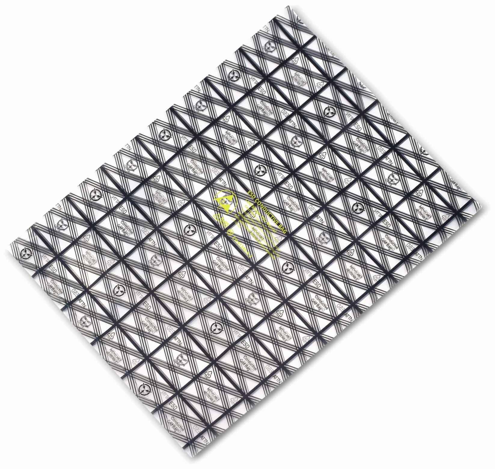 Image du symbole pour Quadrios Sachet antistatique (ESD) (L x l) 200 mm x 250 mm conducteur Lettre d'identification ESD C 10 pc(s)