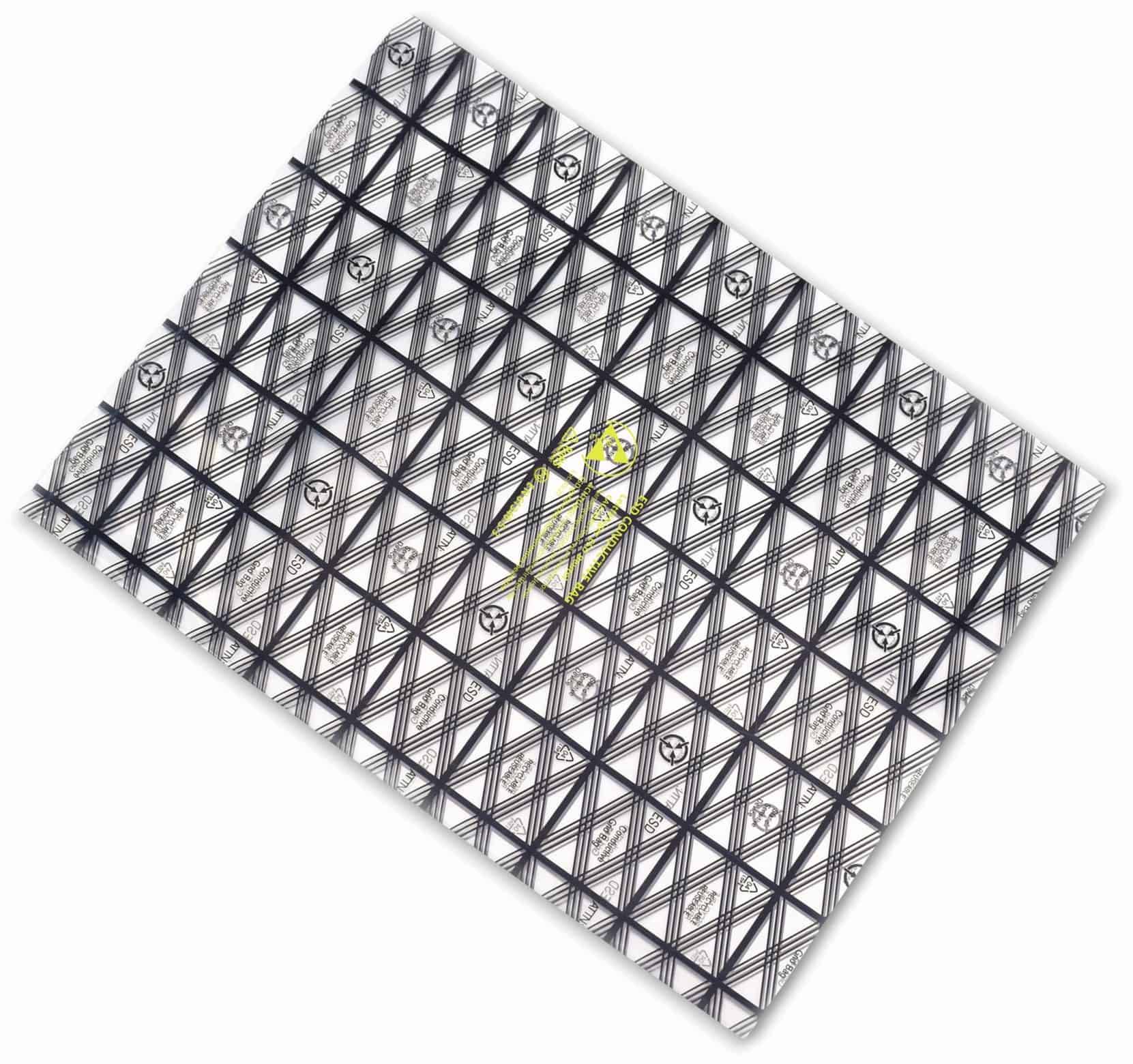 Image du symbole pour Quadrios Sachet antistatique (ESD) (L x l) 200 mm x 250 mm conducteur Lettre d'identification ESD C 10 pc(s)