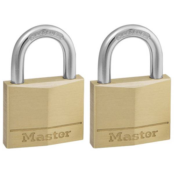 Lot De 2 Cadenas 40mm + 2 Clés  Master Lock  140eurt