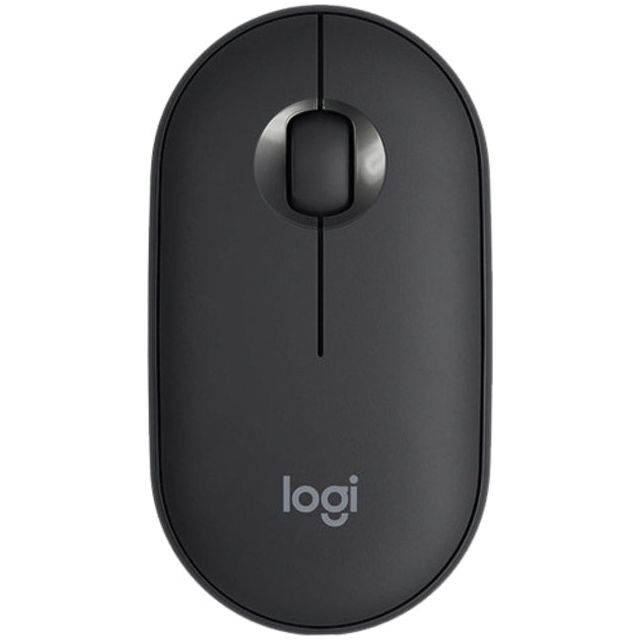 Logitech Pebble M350 Souris Bluetooth, radio optique noir 3 Boutons 1000 dpi Touches à frappe silencieuse-2