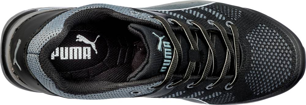 Basket de sécurité Puma Elevate Knit Black Low S1P ESD HRO SRC Gris 45-3