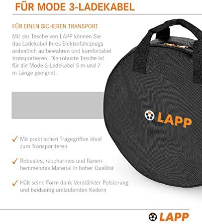Sac LAPP MOBILITY pour câble de charge mode 3 - (5555911001) pour ranger un câble de charge pour véhicules hybrides...-2
