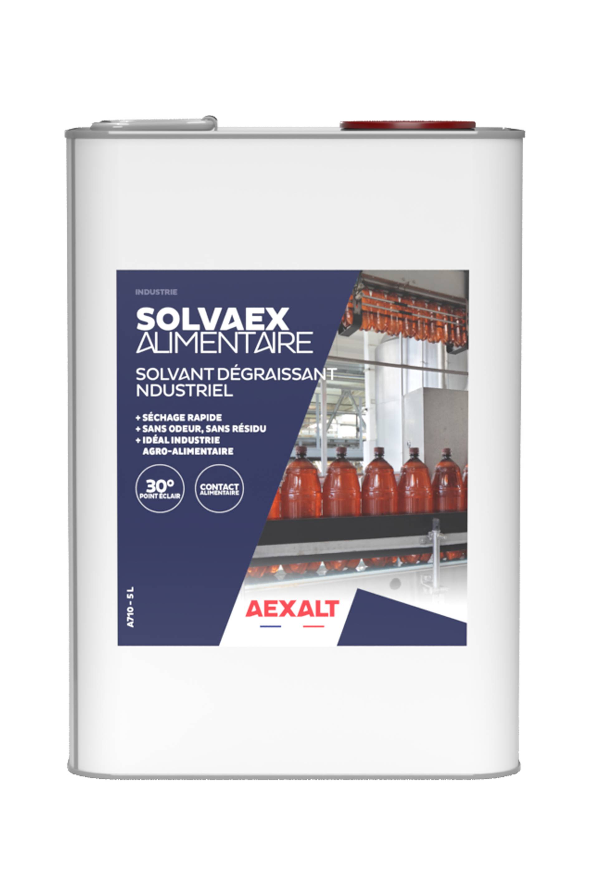 SOLVAEX ALIMENTAIRE - Solvant dégraissant industriel alimentaire - 5L-0